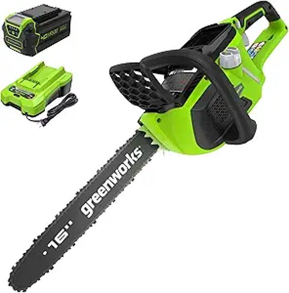 Greenworks 40V 16 Brushless Cordless Chainsaw