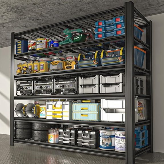 Heavy-Duty Industrial Garage Storage Shelving Unit