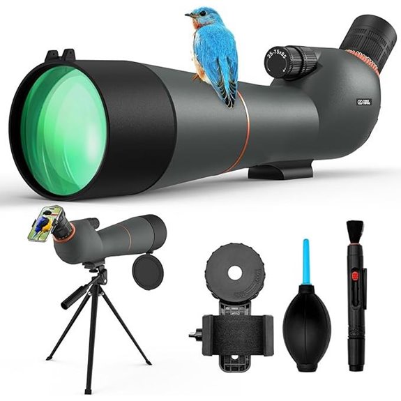 Spotting Scope 25-75×85 with Tripod & Phone Adapter
