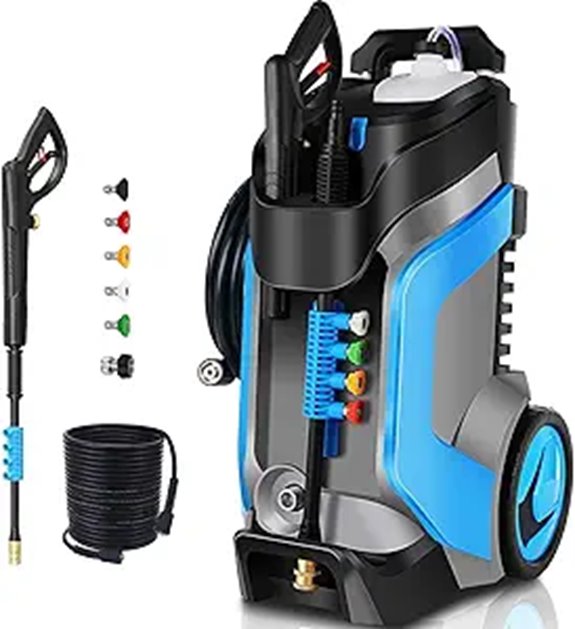 Electric Pressure Washer 5000PSI with 33FT Hose