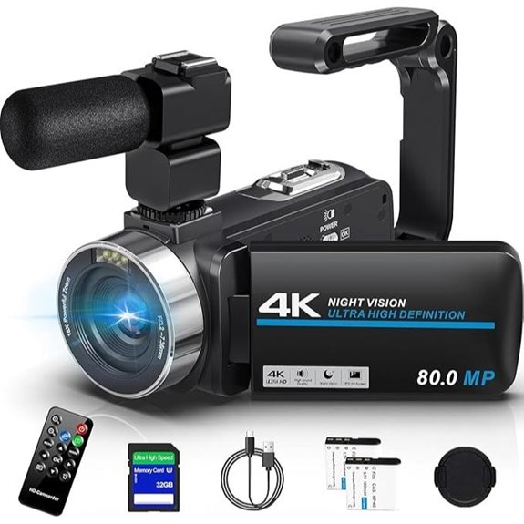 4K Ultra HD Vlogging Camera with Accessories