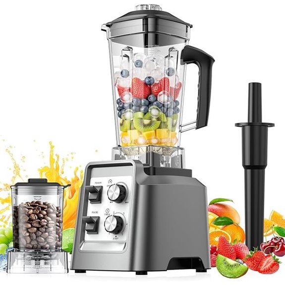 Kitchen Blender with Grinder 68Oz 28000 RPM