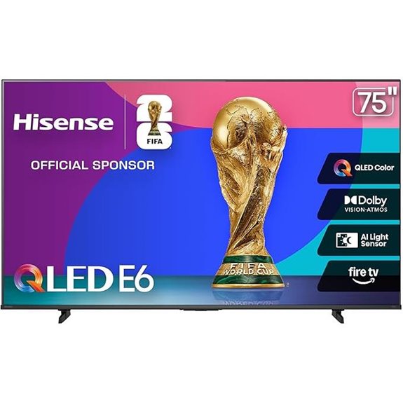 Hisense 75 E6 QLED 4K Smart TV with Dolby Vision