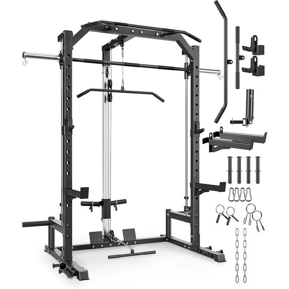 GarveeLife Smith Machine Home Gym with Attachments