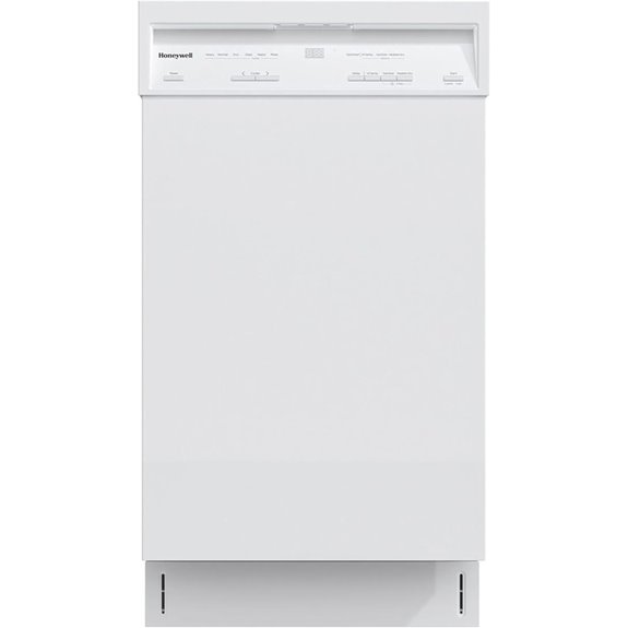 Honeywell 18-Inch Dishwasher 8 Settings Stainless Steel