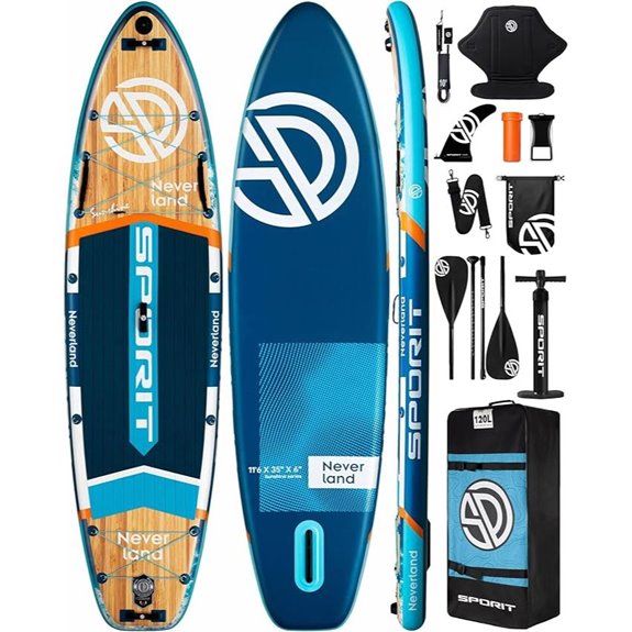 inflatable sup with accessories