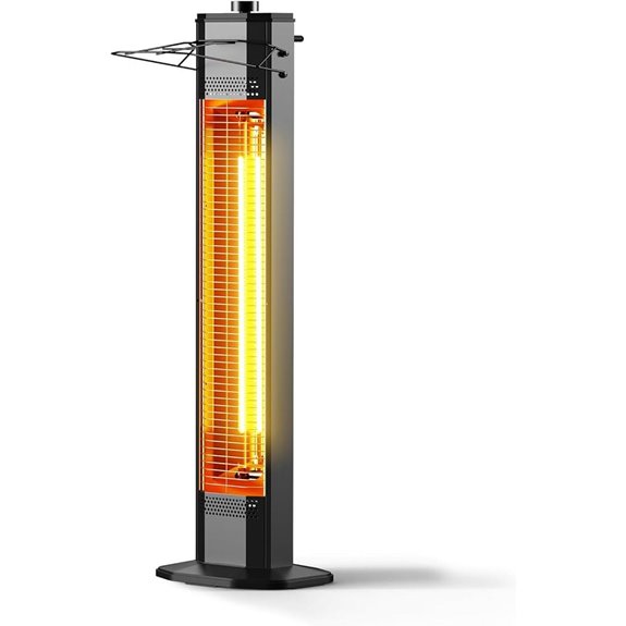 Outdoor Electric Patio Heater with Infrared Heating