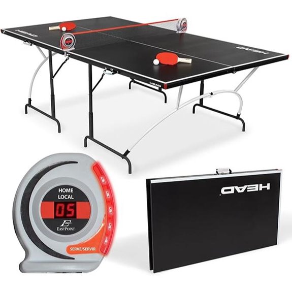 HEAD Junior Folding Ping Pong Table with Electronic Scorer
