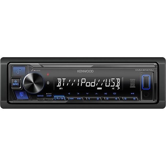 KENWOOD KMM-BT270U Bluetooth Car Stereo with USB