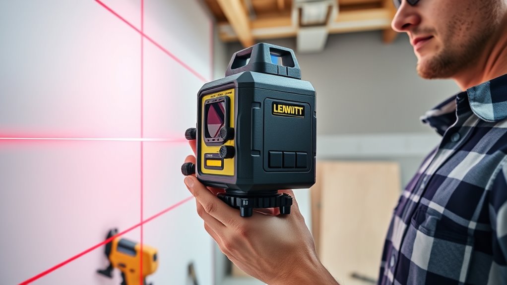 key features for laser levels