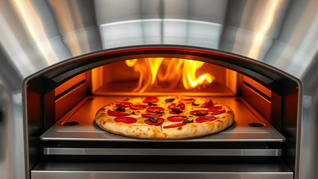 key pizza oven features