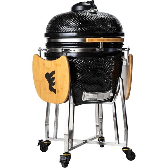 GRILLA Kong Ceramic Kamado Grill with 600 sq in