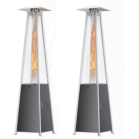 Pyramid Patio Heater 48,000 BTU for Large Spaces