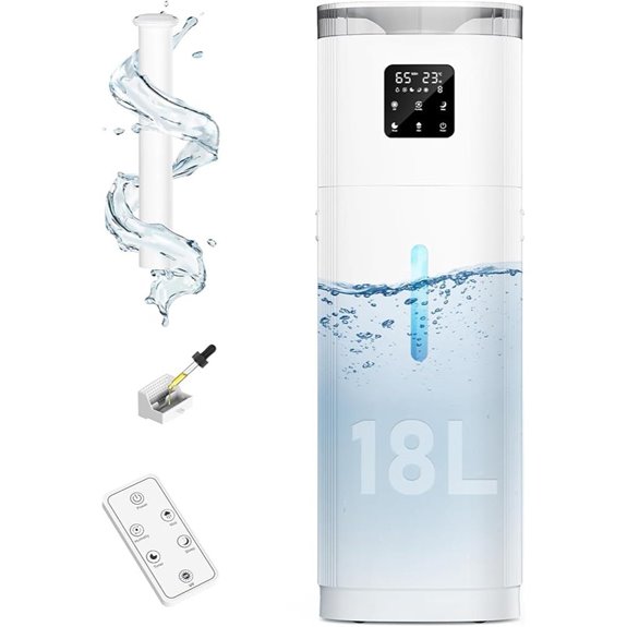 Large Room Humidifier with Remote Aroma 4.8Gal