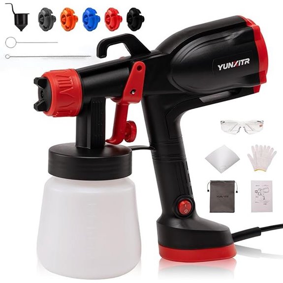 Ultra-Light Electric Paint Sprayer with 5 Nozzles