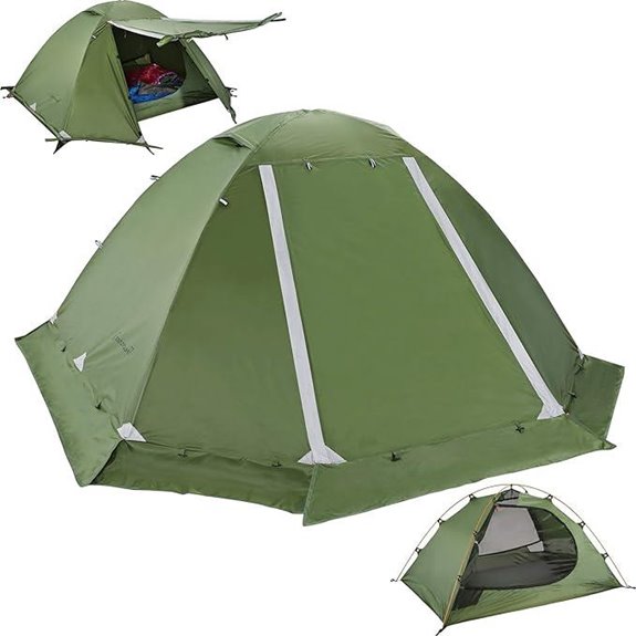 lightweight waterproof double tent