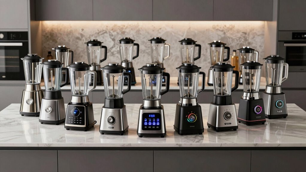 luxury kitchen blender selection