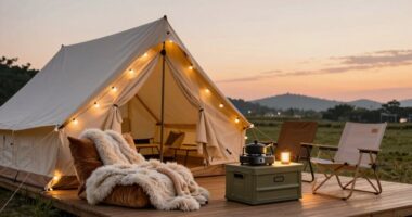 luxury outdoor camping essentials