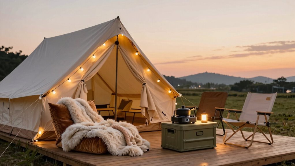 luxury outdoor camping essentials