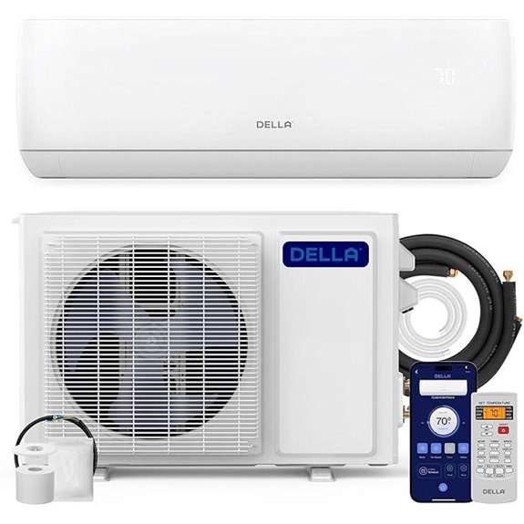 DELLA Motto Mini Split AC with Heat Pump