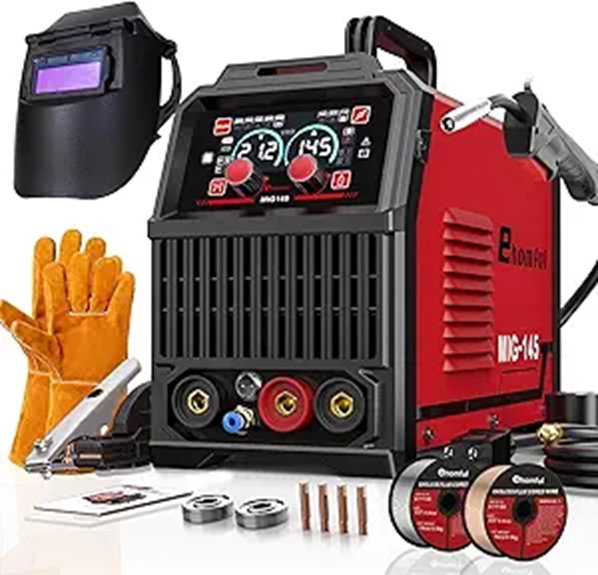 Ehomful 145A 4-in-1 Mig/TIG/MMA Welding Machine