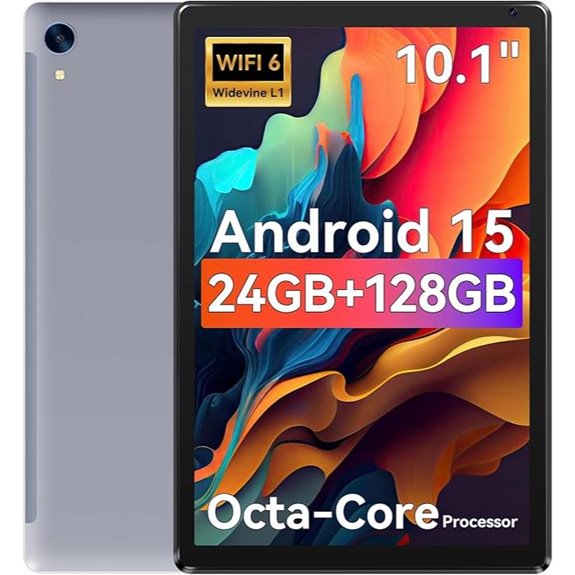 10.1 Android Tablet with Octa-core 128GB Storage