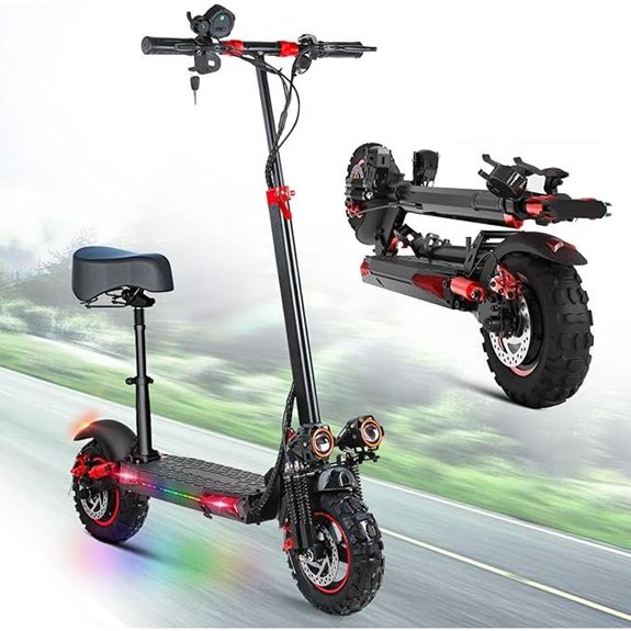 11 Off Road Electric Scooter with Seat 1200W 34MPH