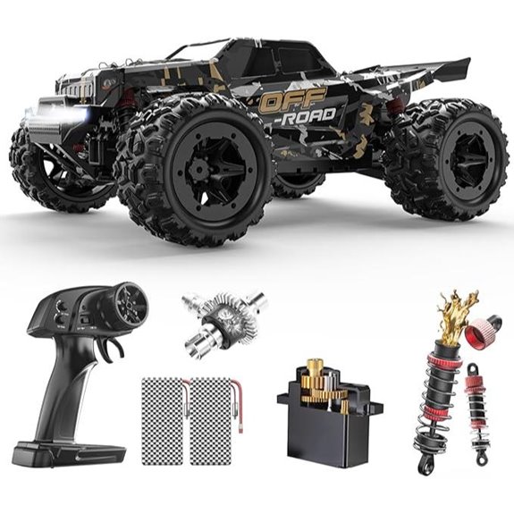 DEERC 9309E Off-Road RC Car with 2 Batteries