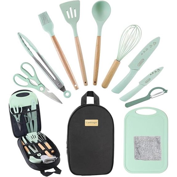 Camping Kitchen Utensils Set for Outdoors
