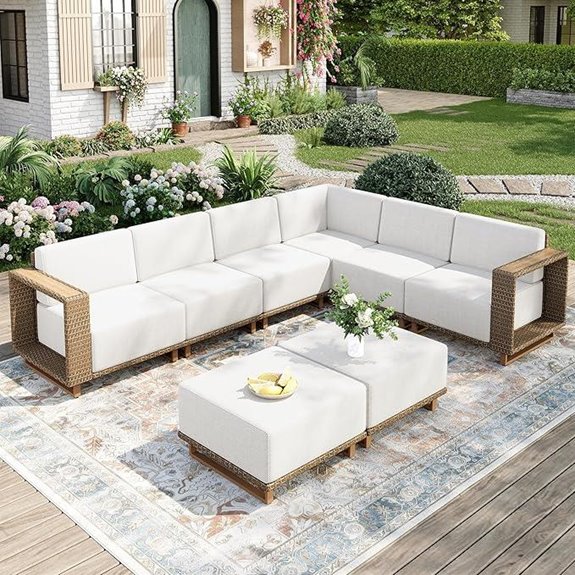 Outdoor Patio Furniture Set with Cushions