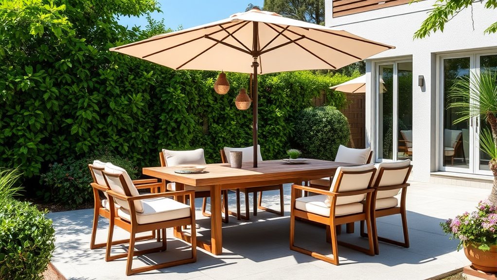 outdoor dining set considerations