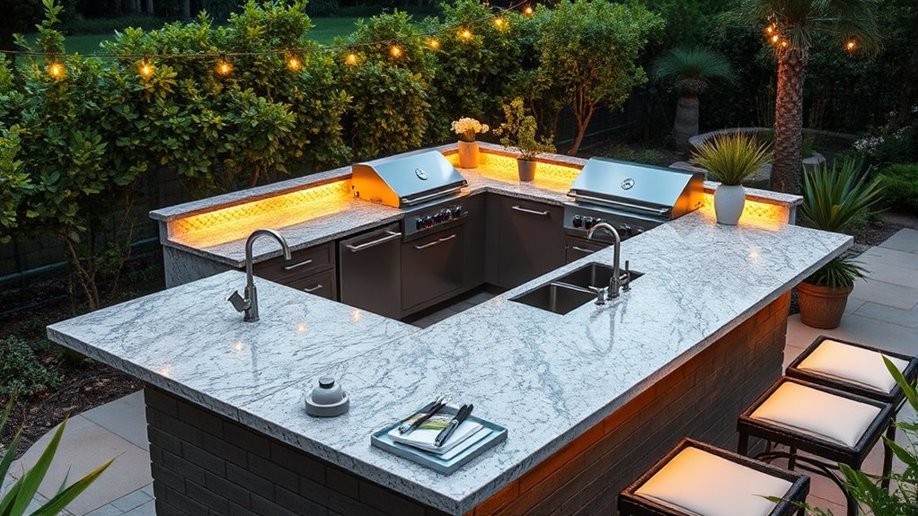 outdoor kitchen island considerations