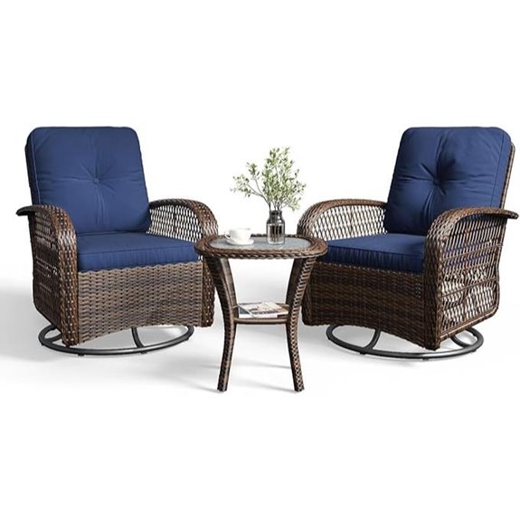 Aoxun 3-Piece Outdoor Patio Furniture Set