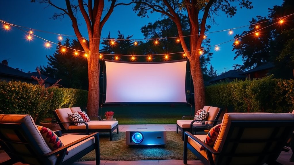 outdoor projector selection factors