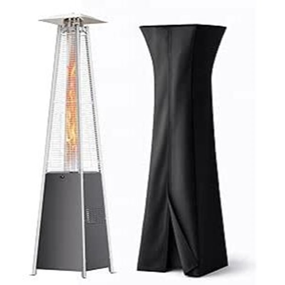 Pyramid Outdoor Propane Patio Heater with Cover
