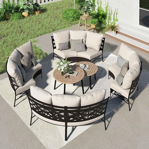 Sophia & William Outdoor Sofa Set with Coffee Table