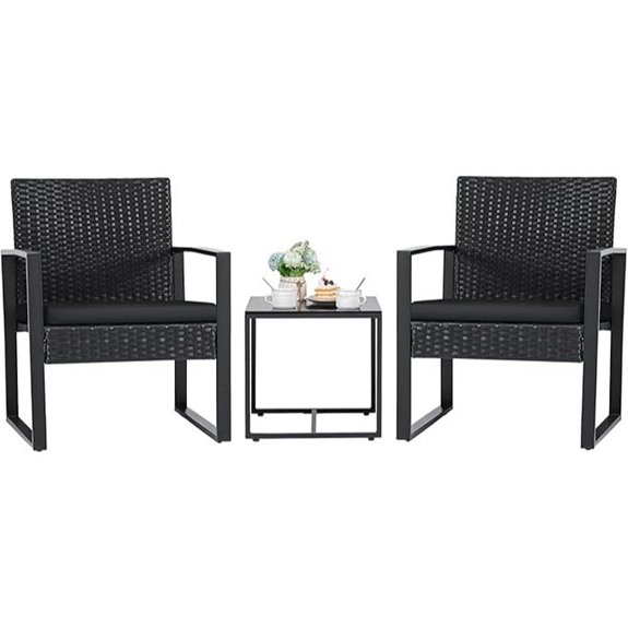 Flamaker 3-Piece Outdoor Patio Wicker Furniture Set