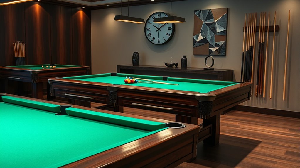 pool table selection criteria