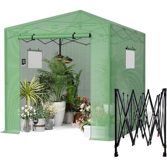 Pop Up Greenhouse 8x12FT Portable Walk-in Greenhouse