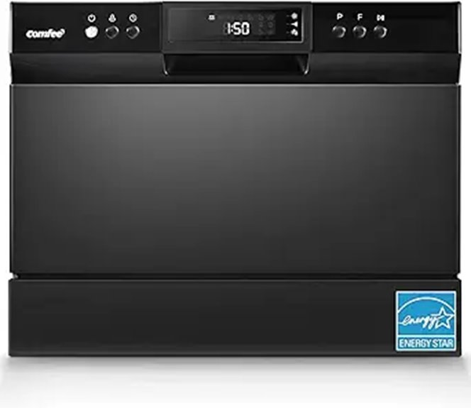 COMFEE Countertop Portable Dishwasher with Multiple Settings