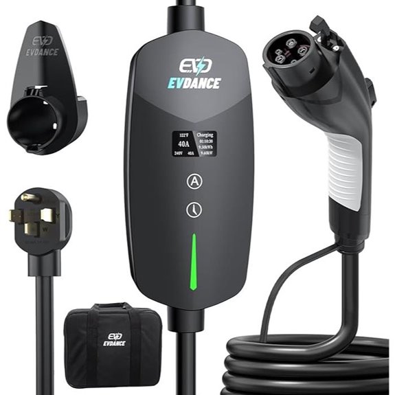 40A Level 2 Portable EV Charger with NEMA 14-50