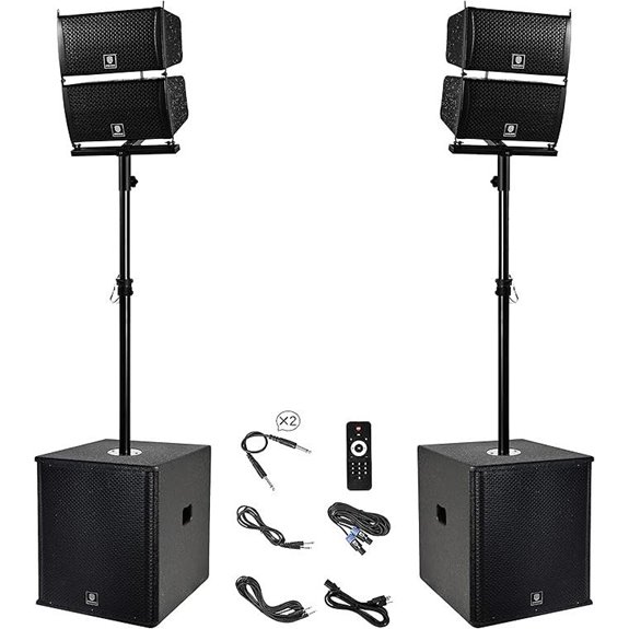 PRORECK Club 6000 15-inch 6000W PA System Set