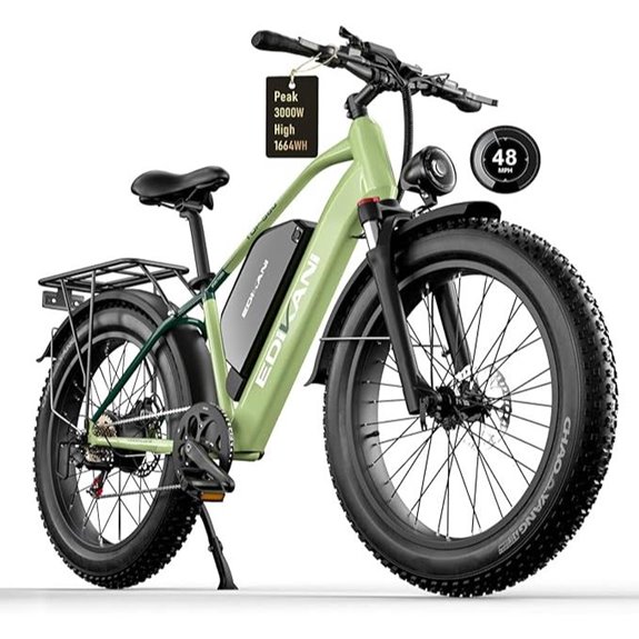 Electric Mountain Bike with 3000W Motor and 130-Mile Range
