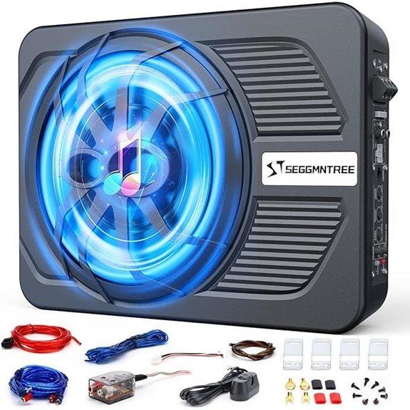 1000W Slim Car Subwoofer & Amp Package