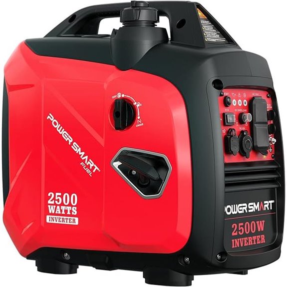 quiet 2500 watt portable generator
