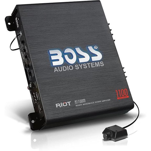 BOSS R1100M Mono Car Amplifier with 1100W Output