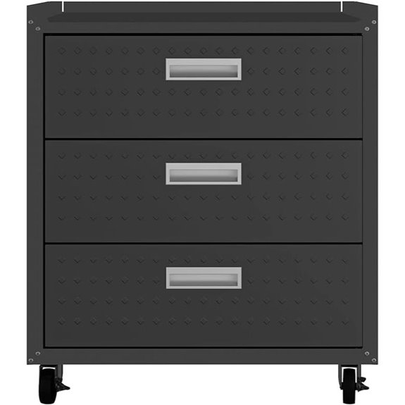 Manhattan Comfort 31.5-Inch Rolling Garage Tool Chest