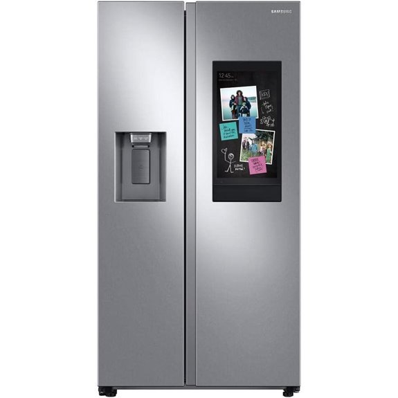 Samsung RS27T5561SR Side-by-Side Refrigerator with Touch Screen