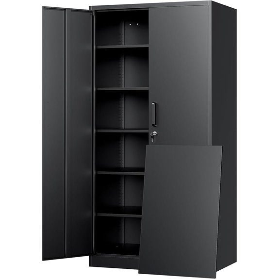 Yizosh Steel Lockable Garage Storage Cabinet