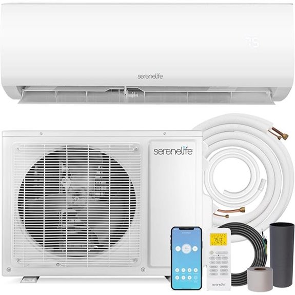 SereneLife 9,000 BTU Mini Split AC & Heating System